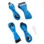 Set de extensión de cable CableMod PRO ModMesh 12VHPWR — azul claro, extensiones GPU 12+4 pines de 3 piezas
