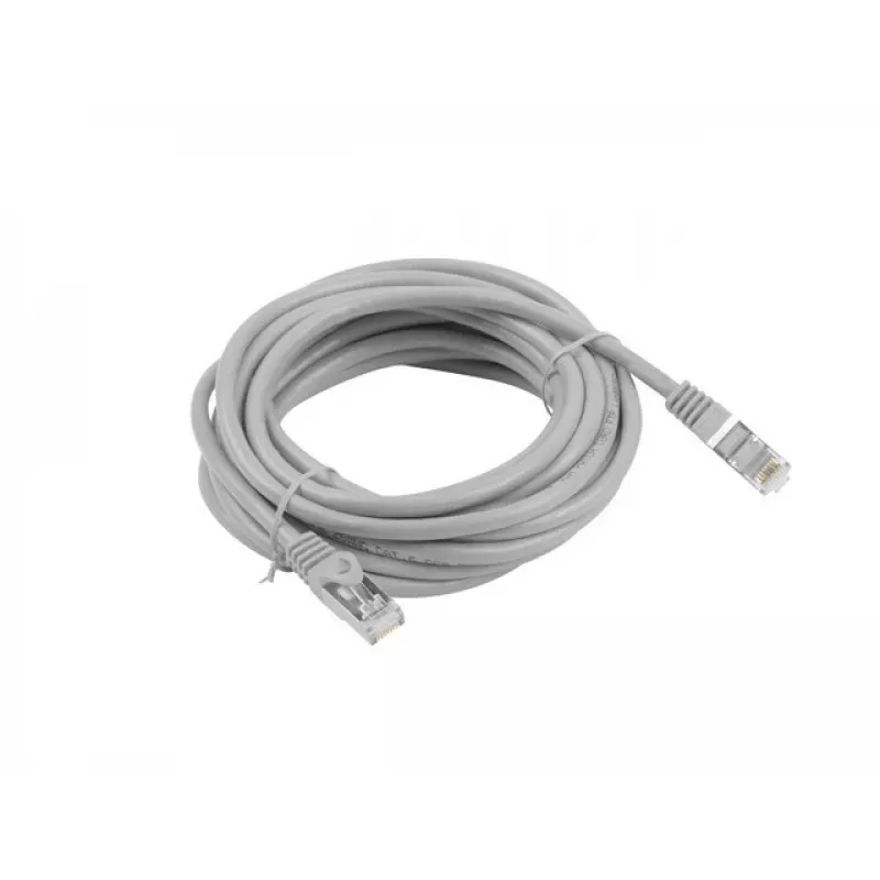 Cable de red Lanberg PCF6-10CC-0500-S RJ-45 Cat6 5 m Gris