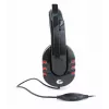 Gembird GHS-402 Auriculares/Auriculares con micrófono con cable con diadema Gaming Negro