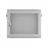 Armario rack de pared 19 9U 600X 450 gris perforado