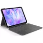 Teclado Logitech Combo Touch QWERTY danés finlandés noruego sueco Smart Connector grafito