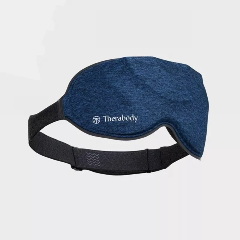 Therabody SleepMask masajeador facial negro, azul