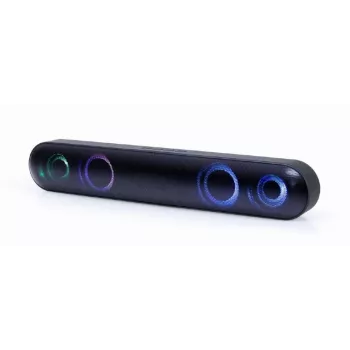 Barra de sonido Gembird SPKBT-BAR400L negra 2.0 canales 10 W
