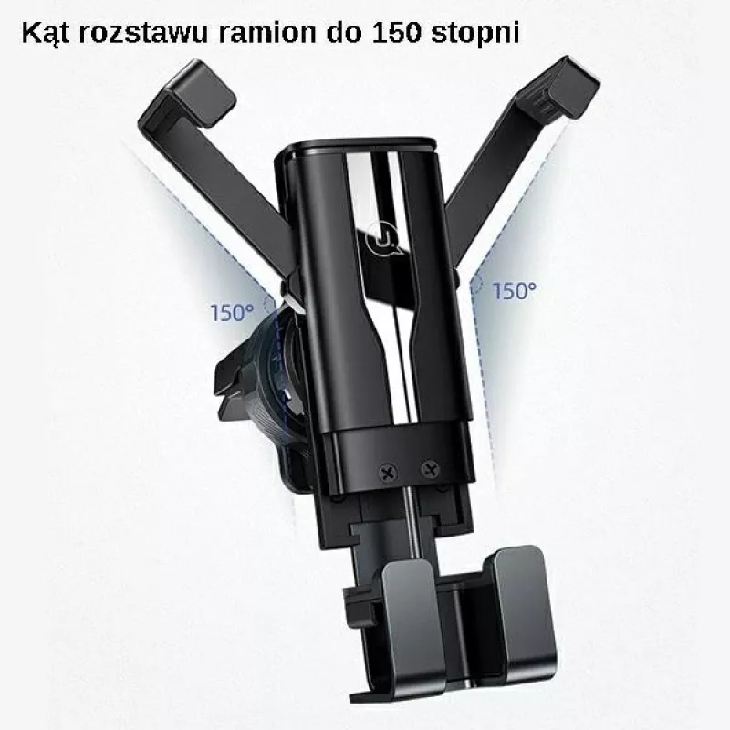 Soporte para móvil coche USAMS 4,7-7 inch universal soporte para smartphone en coche por gravedad pinza para rejilla de ventilación soporte GPS compatible con iPhone Xiaomi Samsung