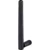 Delock 88339 antena Wi-Fi 802.11 b/g/n, RP-SMA, 2 dBi, omnidireccional, con articulación abatible, negra
