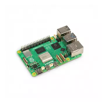 Ordenador de placa única Raspberry Pi 5 Full Kit 16GB — blanco/rojo