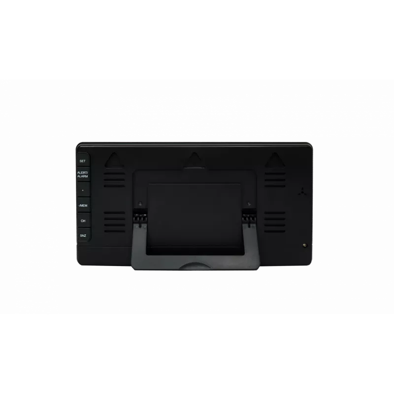 Estación meteorológica BLAUPUNKT WS20BK — pantalla de temperatura y humedad interior/exterior, negro, 1 sensor, LCD, a pilas