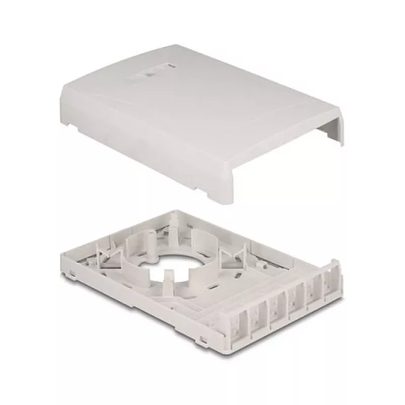 Caja de superficie Keystone DeLOCK 67054, 6 puertos, blanca