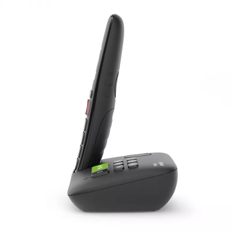 Gigaset E290A Teléfono analógico/DECT con identificación de llamadas Negro