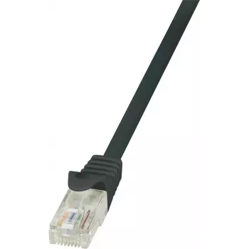 LogiLink CP1083U cable de red RJ45, latiguillo CAT 5e U/UTP 7,50 m negro con protección de lengüeta 1