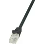 LogiLink CP1083U cable de red RJ45, latiguillo CAT 5e U/UTP 7,50 m negro con protección de lengüeta 1