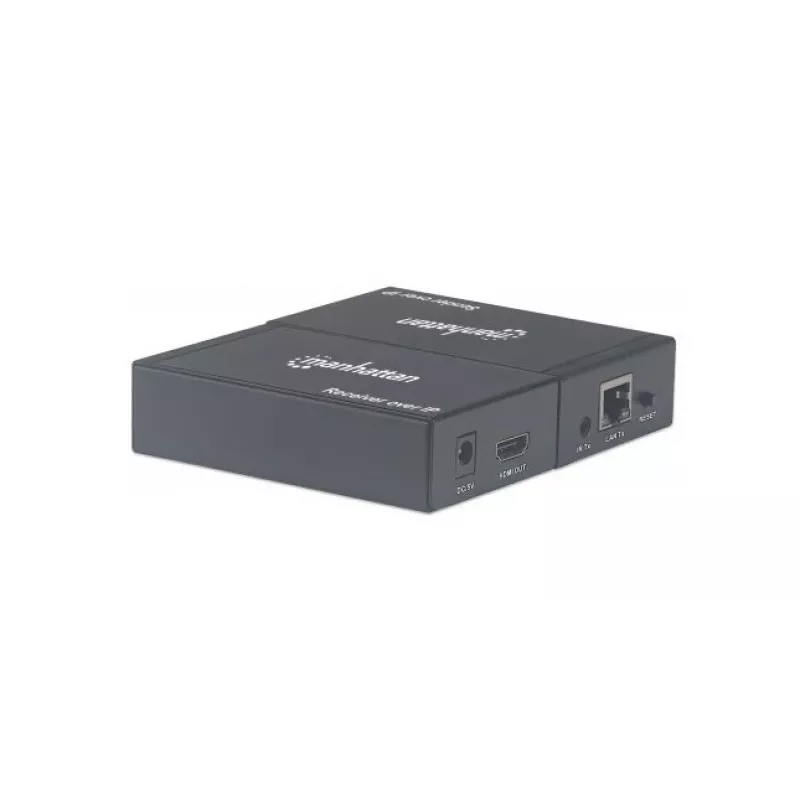 Kit transmisor y receptor AV Manhattan 1080p HDMI over IP Extender