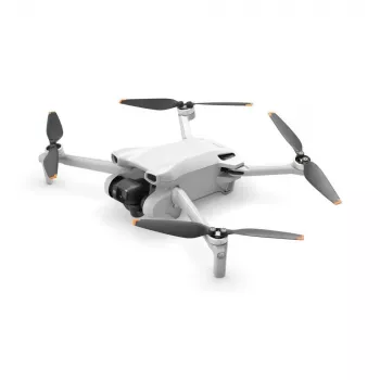 Cuadricóptero DJI Mini 3 Fly More Combo — Dron de 4 rotores, cámara 12-MP-4K, alcance 10.000 m, velocidad máxima 10,55 m/s, batería 2453 mAh, 0,248 kg, gris