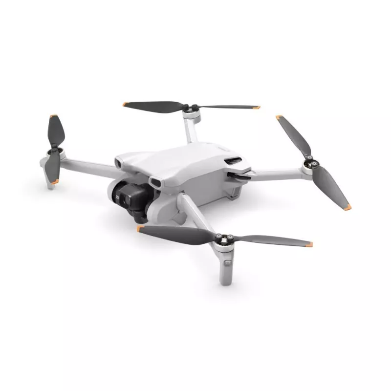 DJI Mini 3 Fly More Combo (DJI RC) dron con cámara, cuadricóptero de 4 rotores, CMOS de 12 MP 1/1,3", f/1,7, 4K HDR, hasta 38 min de vuelo, menos de 249 g, gris