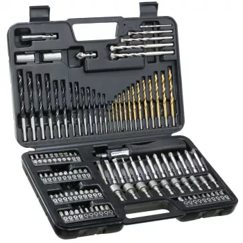 Juego de brocas DeWALT DT0109-QZ — 109 uds. para mampostería, metal y madera con maletín