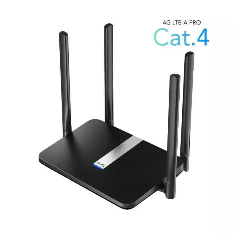 Router wifi Cudy LT500 Fast Ethernet dual band (2,4 GHz / 5 GHz) 4G negro