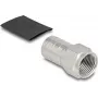 Conector macho F de crimpado DELOCK 91779 para cable RG-6 con tubo termorretráctil