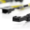 Noctua NA-SYC1 CHROMAX.YELLOW - extensión de cable - amarillo - hembra - hembra - 115 mm - 3 unidades (NA-SYC1.yellow)
