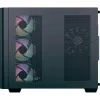Caja para PC torre AEROCOOL P500C EVO-G-BK-v1 con 2 paneles laterales de cristal templado, negro