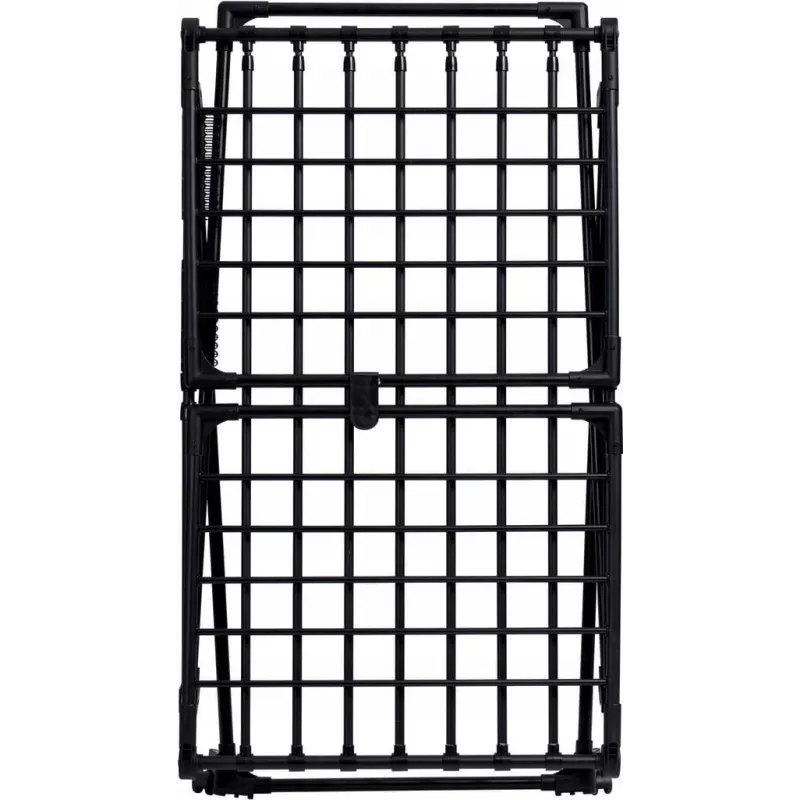 Tendedero PROMIS MONZA extensible grande negro - plegable de pie, H1160mm B2600mm T6000mm