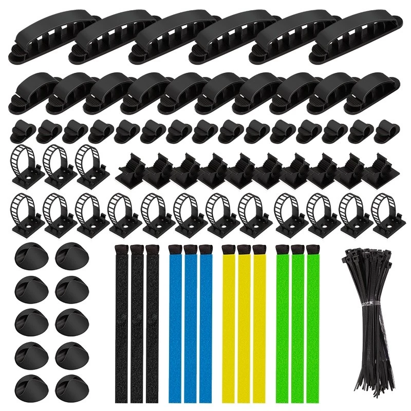 LogiLink Set organizador de cables 128 piezas