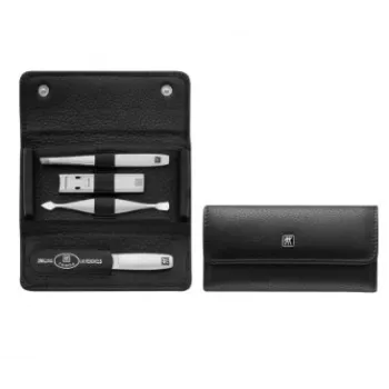 Set de regalo de manicura y pedicura ZWILLING 97712-004-0 negro acero inoxidable 4 accesorios