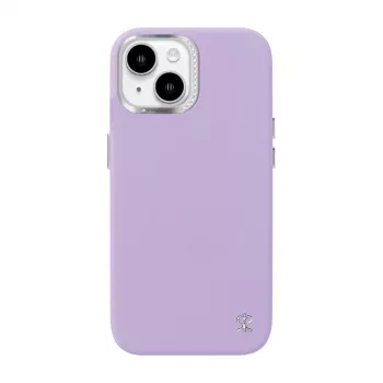Funda protectora Joyroom PN-15F1 Starry para iPhone 15, morado, funda fina y ajustada