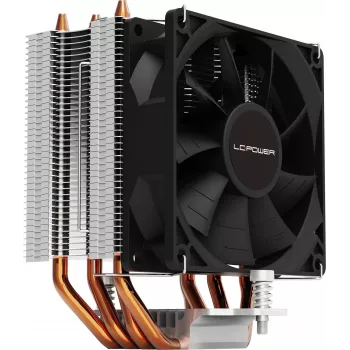 Disipador de CPU por aire LC-Power Cosmo Cool LC-CC-95-V2 — zócalo Intel S1151/S1200/S1700, AMD AM4/AM5, negro
