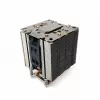 Disipador de aire Dynatron A49 Sistema de refrigeración de procesador Negro Plata 800–1800 rpm