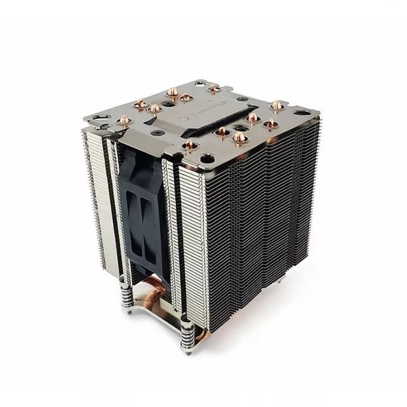 Disipador de aire Dynatron A49 Sistema de refrigeración de procesador Negro Plata 800–1800 rpm
