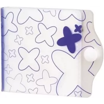 Hama funda para tarjetas SD, funda azul para tarjetas de memoria para 8 tarjetas polipropileno (PP) azul, transparente
