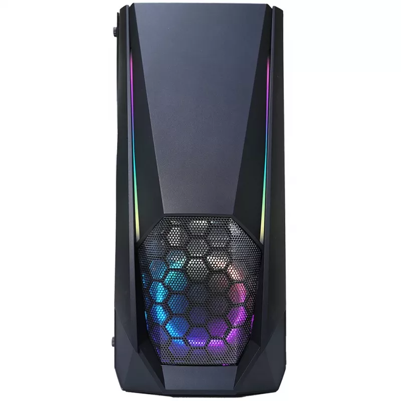 Xilence Xilent Blast X505.ARGB Caja de PC gaming, torre media ATX RGB, negra (XG141)