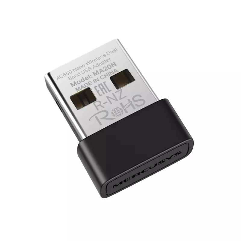 Mercusys MA20N AC650 Nano adaptador USB Wi-Fi
