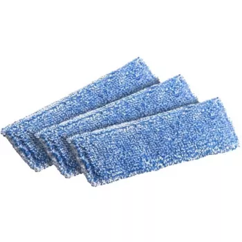 Pads de microfibra para limpieza de suelos THOMAS 787248 — pack de 3, blanco, reutilizables