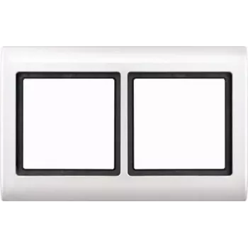 MERTEN marco 2 elementos 400244 AQUADESIGN blanco 400244 400244 (400244)