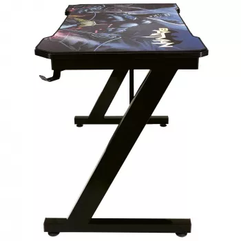 Mesa de ordenador recta Subsonic SA5593-B1 negra PVC 110x60 cm