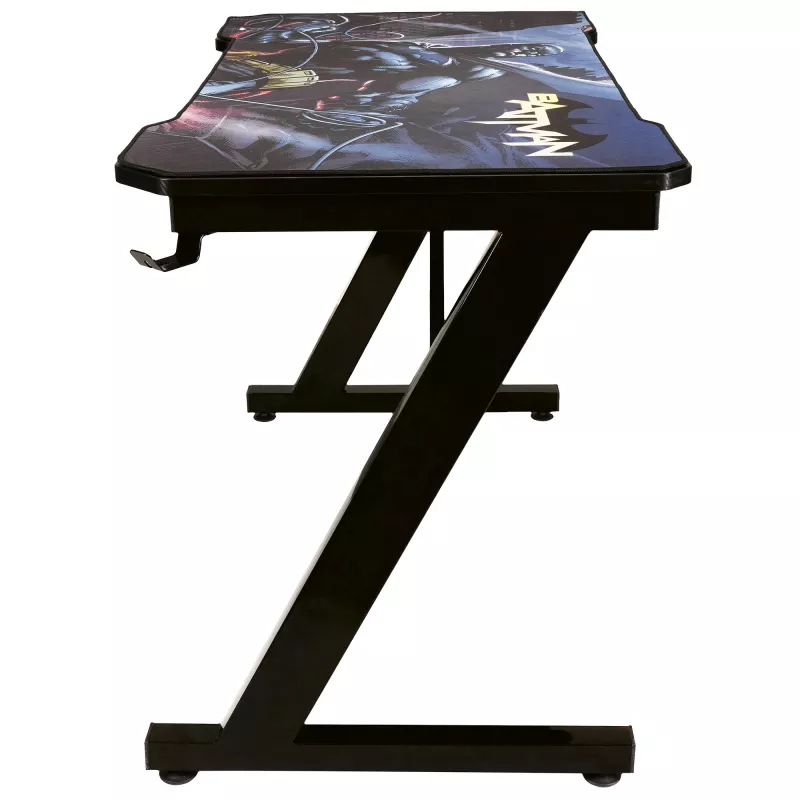 Mesa de ordenador recta Subsonic SA5593-B1 negra PVC 110x60 cm