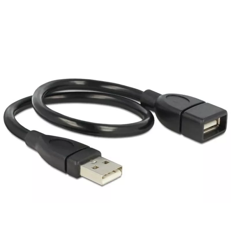 Cable USB DeLOCK 35cm USB 2.0 83498 negro