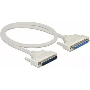 Cable serie DELOCK 86910 — D-Sub 37 polos a D-Sub 37 polos, beige, 0,5 m