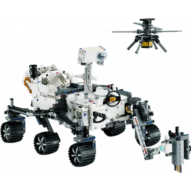 LEGO Technic NASA Mars Rover Perseverance Set espacial con experiencia de app AR Set de descubrimiento científico Aprende sobre ingeniería de vehículos Juguete de construcción