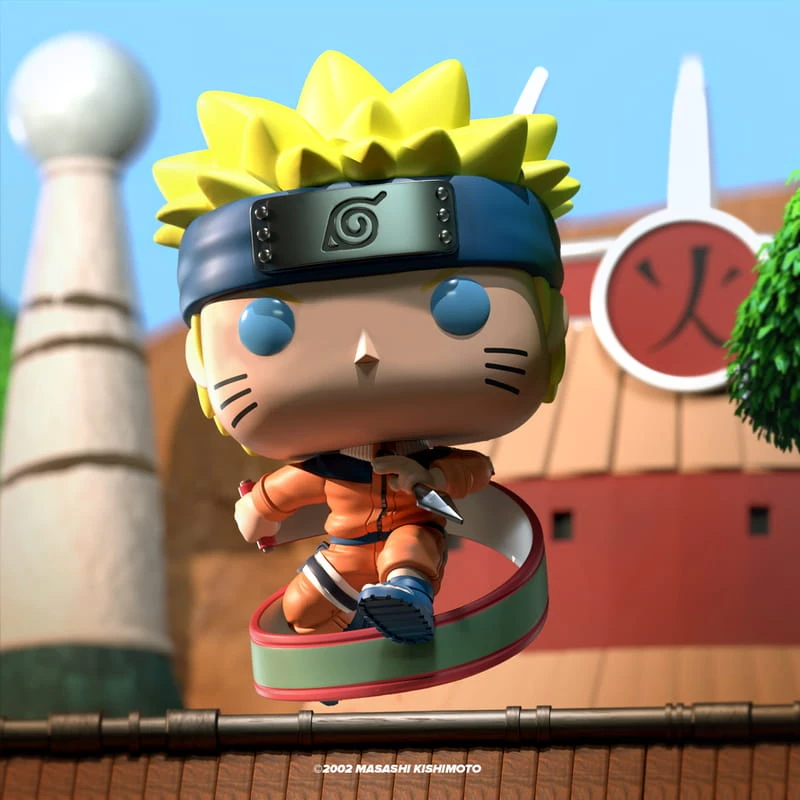 Funko POP Naruto Uzumaki con pergamino, figura de colección, Anime & Manga