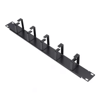 Panel de gestión de cables Extralink 6001 — Carcasa de acero, Negro