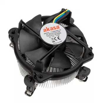 Disipador de CPU Akasa AK-955A-BV2 para zócalo Intel T/775, diseñado para Pentium 4 hasta 2,6 GHz