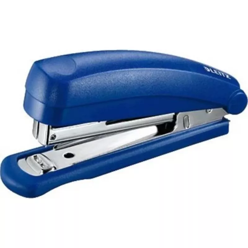 Grapadora Leitz NeXXt 5517, 10 hojas, 10 hojas, azul, plata, plástico, 80 g/m², carga superior, integrado