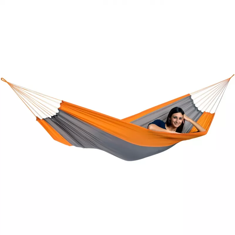 Silk Traveller Techno AZ-1030160, hamaca de camping naranja/gris