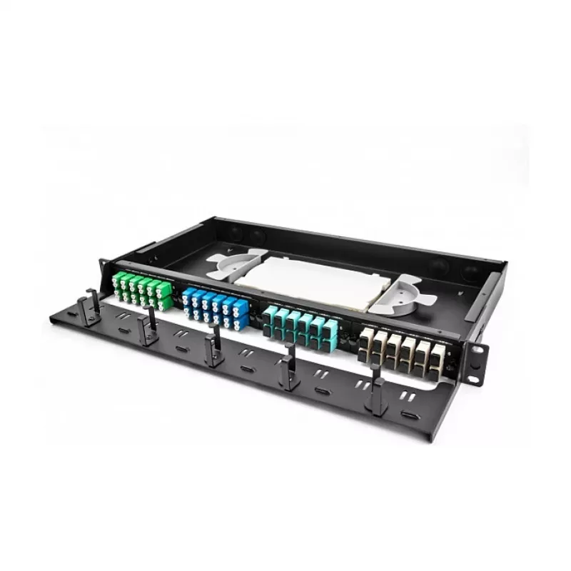 DeLOCK Fiber Optic Splice Cassette 24 fibers blanco gris blanco plástico 179x100x9mm