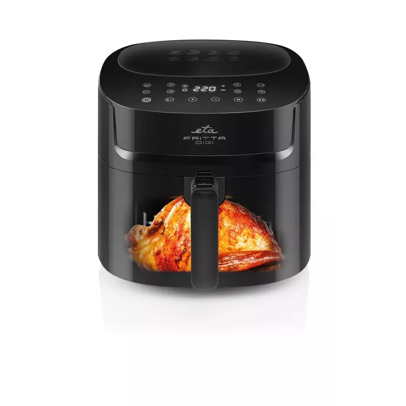 ETA | Freidora de aire | ETA316890000 Fritta Digi | Potencia 1800 W | Capacidad 7,2 L | Tecnología de aire caliente | Negra