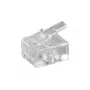 Microconnect KON501-10R conector de cable RJ-11 6P4C transparente