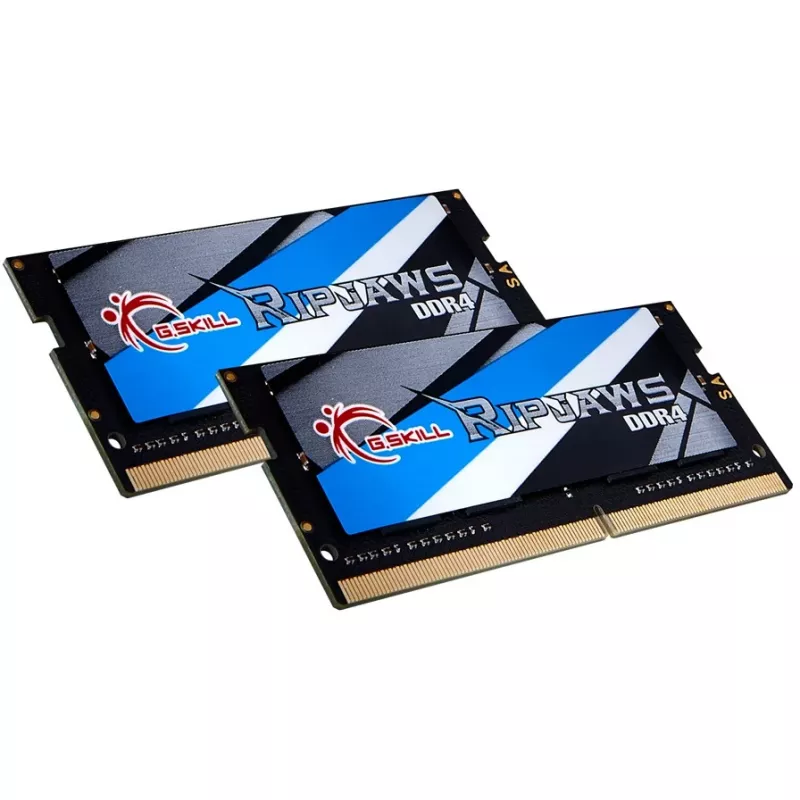 SO-DIMM 32 GB DDR4-2666 (2x 16 GB) kit dual, memoria RAM F4-2666C19D-32GRS, Ripjaws
