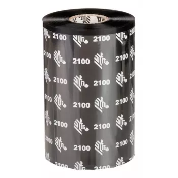 Cinta de transferencia térmica Zebra 2100 Wax 450 m negra